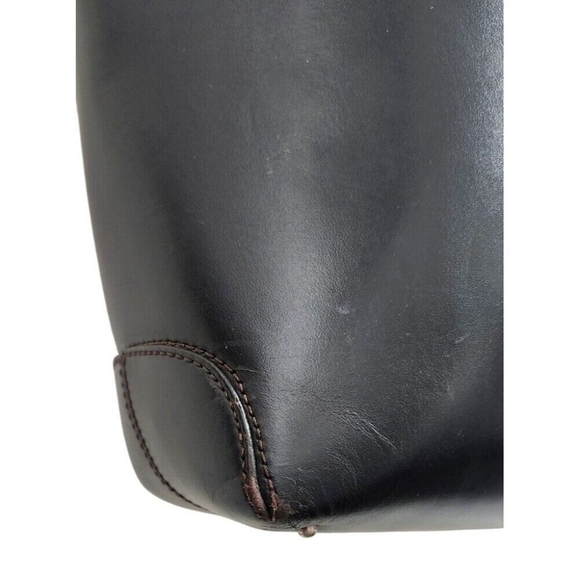 TOD'S Iconic Lady Di bag D-Bag tote shoulder dark brown leather classy - Picture 10 of 16